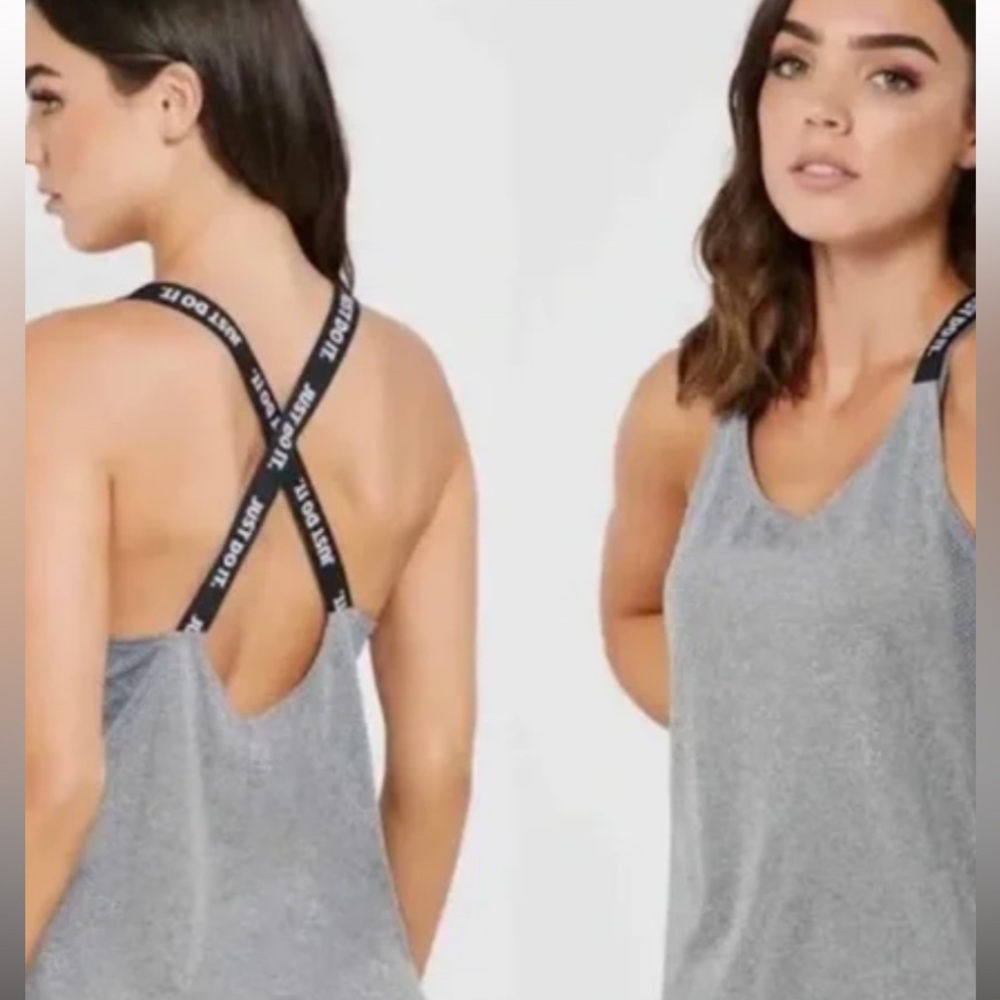 Elastic band just do it Nike tank top